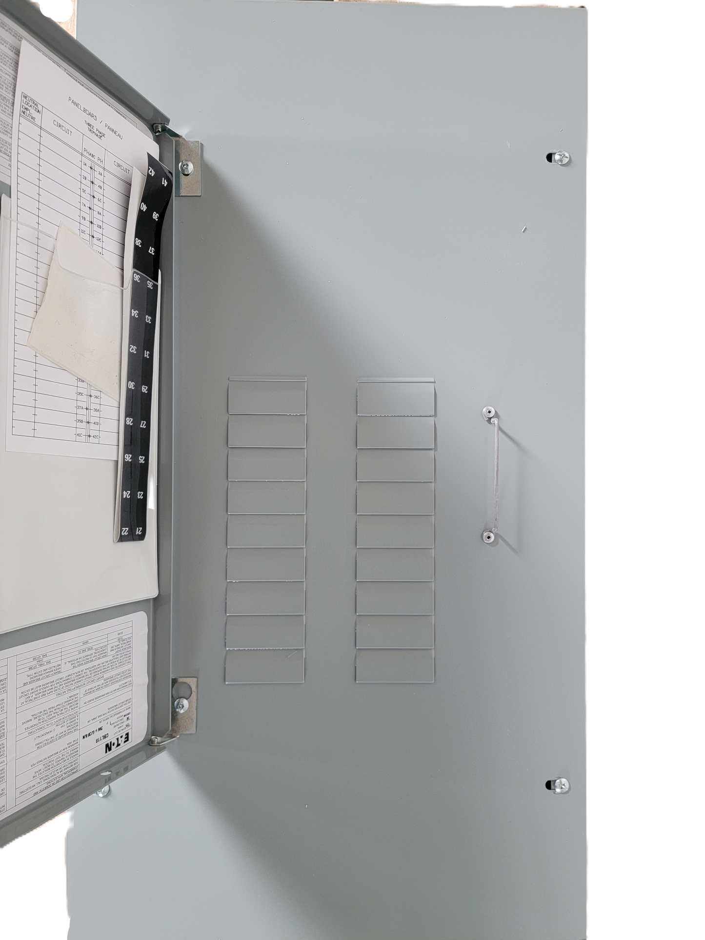 120/240V 125 Amp Eaton Panel with BAB Circuit Breakers - New