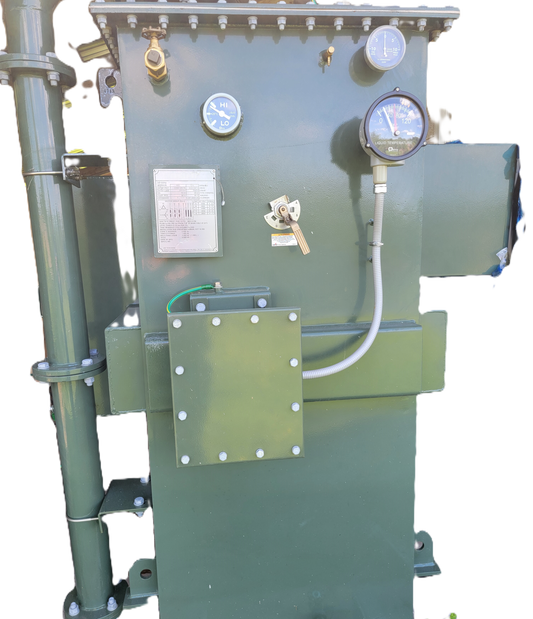 4160V to 600V Substation Power Transformer, 2000KVA, 2MVA, oil filled. In stock.